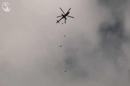 أكثر من 80 برميل ألقاه طيران الأسد على داريا خلال يومين